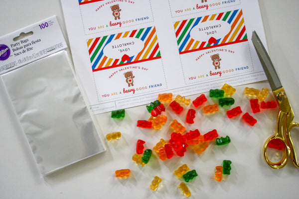 Gummy Bear / Teddy Graham Printable Valentines