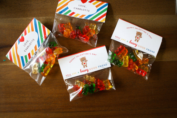 Gummy Bear / Teddy Graham Printable Valentines
