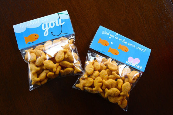Printable Goldfish Valentines